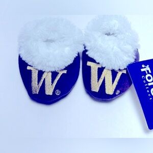 NWT [Forever Collectibles] Washington Huskies Shoes Infant Baby Sz 0-3 months